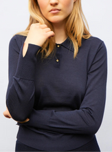 Charger l&#39;image dans la galerie, Molli Polo Chic fin en Jersey Nuit