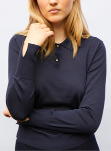 Molli Polo Chic fin en Jersey Nuit