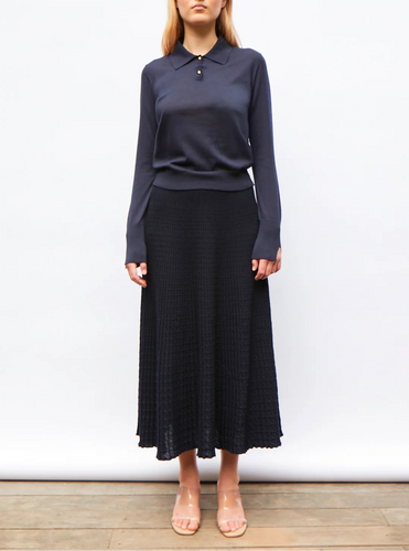 Molli Polo Chic fin en Jersey Nuit