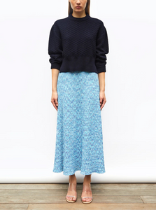 Molli Pull Mona en Maille Damier Nuit