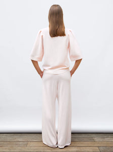 Molli Pantalon Lauren en Laine Mérinos Pétale