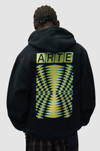 Charger l'image dans la galerie, Arte Hoodie Abstract Dos Noir