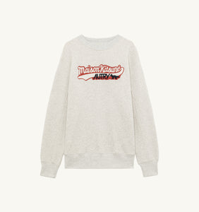 AUTRY x Maison Kitsuné Sweatshirt Logo Unisex Grey