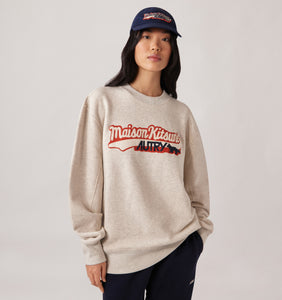 AUTRY x Maison Kitsuné Sweatshirt Logo Unisex Grey