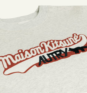 AUTRY x Maison Kitsuné Sweatshirt Logo Unisex Grey