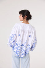 Charger l&#39;image dans la galerie, SacreCoeur Blouse Lena BlueCoco Bleu