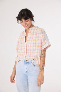 SacreCoeur Blouse Louison Celeste Multico