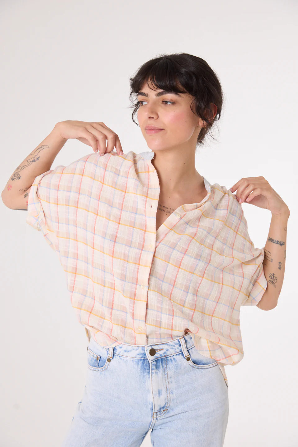 SacreCoeur Blouse Louison Celeste Multico