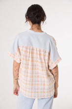 Charger l&#39;image dans la galerie, SacreCoeur Blouse Louison Celeste Multico