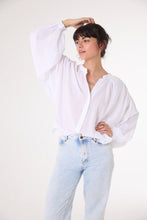 Charger l&#39;image dans la galerie, SacreCoeur Blouse Lena Blanc