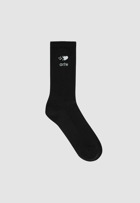 Arte Chaussettes Heart Black