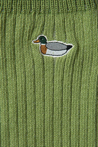 Edmmond Studios Chaussettes Duck Green