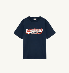 AUTRY x Maison Kitsuné T-shirt Logo Unisex Navy