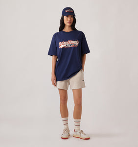 AUTRY x Maison Kitsuné T-shirt Logo Unisex Navy