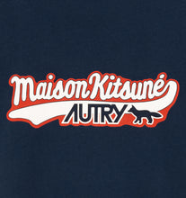 Charger l&#39;image dans la galerie, AUTRY x Maison Kitsuné T-shirt Logo Unisex Navy