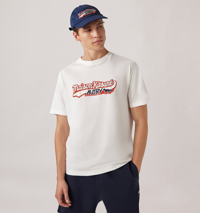 AUTRY x Maison Kitsuné T-shirt Logo Unisex White