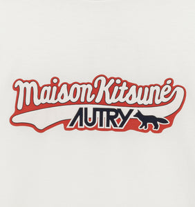 AUTRY x Maison Kitsuné T-shirt Logo Unisex White
