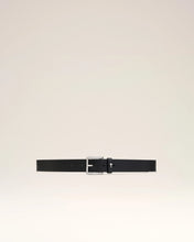 Charger l'image dans la galerie, AMI Ceinture Paris en Cuir Noir