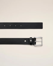 Charger l'image dans la galerie, AMI Ceinture Paris en Cuir Noir