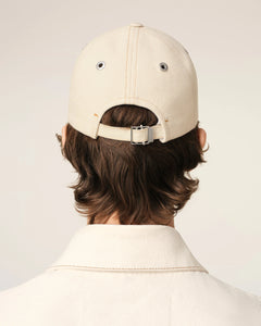 AMI Casquette Ami de coeur Blanc Creme