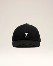 Charger l'image dans la galerie, AMI Casquette Ami de coeur en Gabardine Noir
