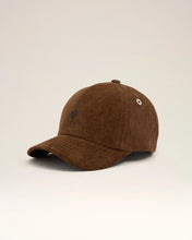 Charger l'image dans la galerie, AMI Casquette Ami de coeur en Velours Marron Chocolat