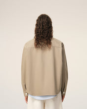 Charger l'image dans la galerie, AMI Surchemise Ami de Coeur en Crochet Beige Taupe