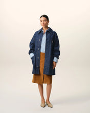 Charger l'image dans la galerie, AMI Femme Veste Worker Bleu Heritage Ami Paris Indigo