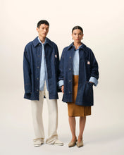 Charger l'image dans la galerie, AMI Femme Veste Worker Bleu Heritage Ami Paris Indigo