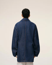 Charger l'image dans la galerie, AMI Veste Worker Bleu Heritage Ami Paris Indigo