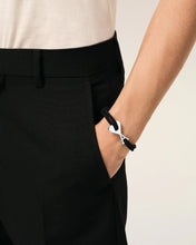 Charger l'image dans la galerie, AMI Bracelet Cordon Ami de Coeur Argent Noir
