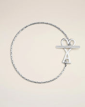 Charger l'image dans la galerie, AMI Femme Bracelet Chaîne Ami de Coeur en Laiton Argent