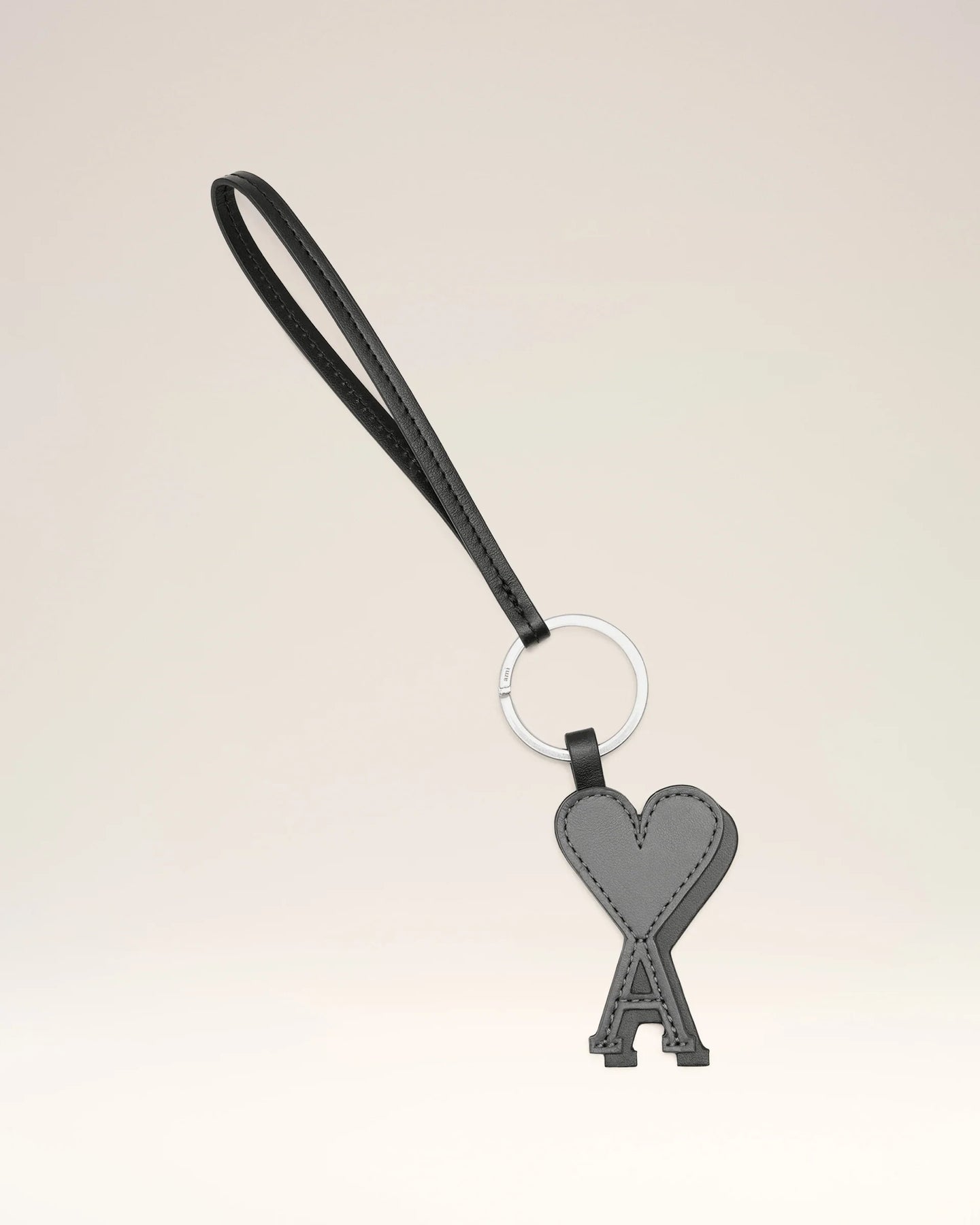 AMI Porte-clefs Noir Ami de Coeur Anthracite
