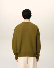 Charger l&#39;image dans la galerie, AMI Pull Ami de Coeur en Laine Bronze Noir
