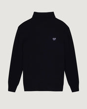 Charger l&#39;image dans la galerie, Maison Labiche Pull Col Roulé en Laine Noctural Blue