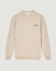 Maison Labiche Pull Mini Manufacture Oatmeal Beige