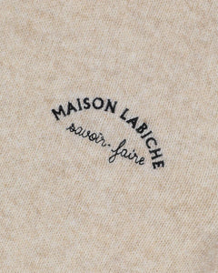 Maison Labiche Pull Mini Manufacture Oatmeal Beige