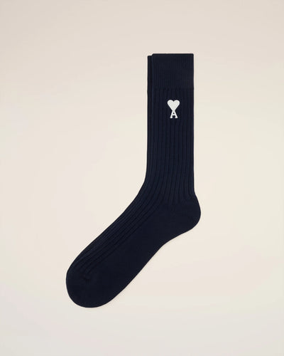 AMI Chaussettes Ami de Coeur Bleu Marine