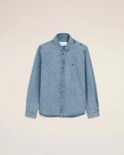 Charger l'image dans la galerie, AMI Chemise Ami de Coeur en Denim Bleu Used