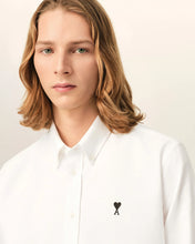 Charger l'image dans la galerie, AMI Chemise Ami de Coeur Noir Oxford Blanc Naturel