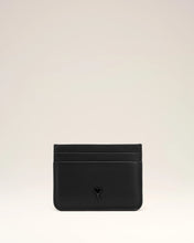 Charger l&#39;image dans la galerie, AMI Porte Cartes Ami de Coeur en Cuir Noir