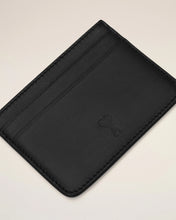 Charger l'image dans la galerie, AMI Porte-Cartes Ami de Coeur en Cuir Noir