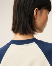 Charger l'image dans la galerie, AMI Femme Sweatshirt Ami de Coeur en Crochet Blanc Creme Encre