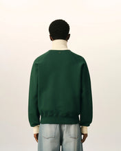 Charger l'image dans la galerie, AMI Sweatshirt Zippé Ami de Coeur Vert Bouteille Ivoire