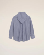Charger l&#39;image dans la galerie, AMI Femme Blouse Rayée Col Bandana Bleue