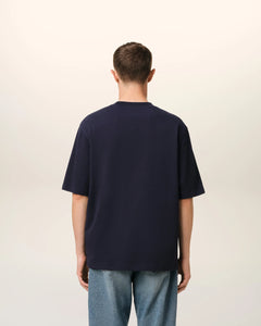 AMI T-shirt Patch Ami Paris Bleu Marine
