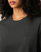 Charger l&#39;image dans la galerie, AMI T-shirt Ami de Coeur Coupe Boxy Anthracite
