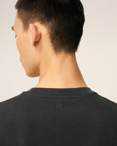 AMI T-shirt Ami de Coeur Coupe Boxy Anthracite