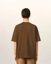 Charger l'image dans la galerie, AMI T-shirt Grand Ami de Coeur Embossé Marron Chocolat