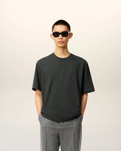 AMI T-shirt Ami de Coeur Coupe Boxy Anthracite